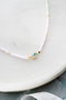 Heliophilia Silver Collar con Colgante de Ojo y Piedra Multicolor KL-0862